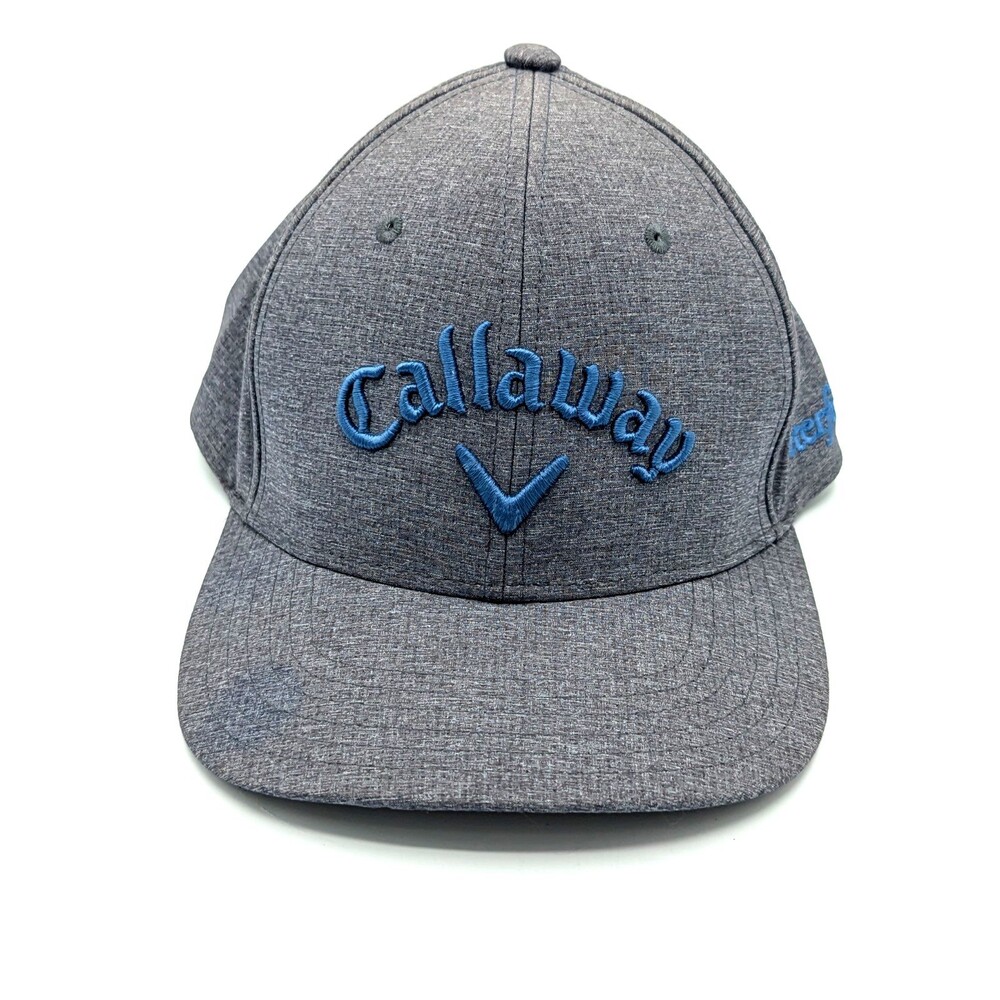 Callaway Odyssey Golf Pro Tour Performance Adjustable Hat Cap Grey & Blue